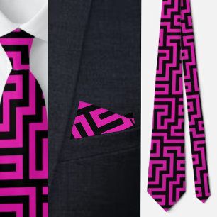 Colourful Geometric Pattern Tie