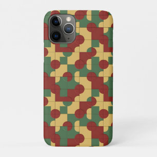 Colourful Geometric Pattern with Abstract Shapes Case-Mate iPhone Case