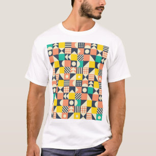 Colourful Geometric Seamless Pattern T-Shirt