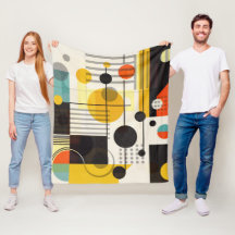 Colourful geometric shapes composition