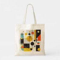 Colourful geometric shapes composition