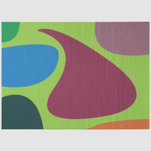Colourful Geometric Shapes Tissue Paper