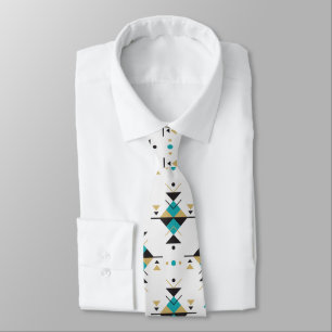 Colourful Geometric Southwestern Tribal Pattern Tie