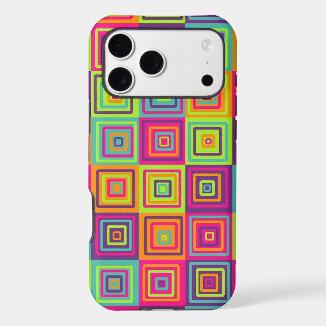 Colourful Geometric Squares (Back)