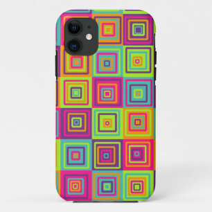Colourful Geometric Squares Case-Mate iPhone Case