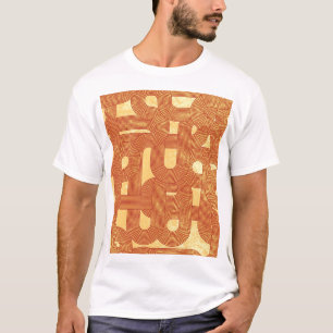 Colourful Geometric Vintage Abstract. T-Shirt