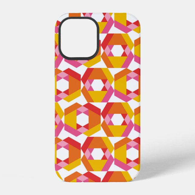 Colourful Geometry minimalistic artwork seamless p iPhone Case (Back)