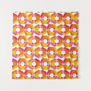Colourful Geometry minimalistic artwork seamless p Tapestry