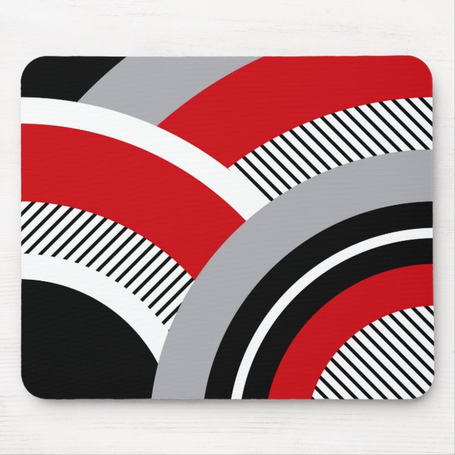 Colourful geometry mouse pad (Front)