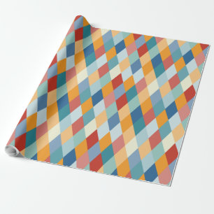 Colourful Geometry VIIA B Wrapping Paper