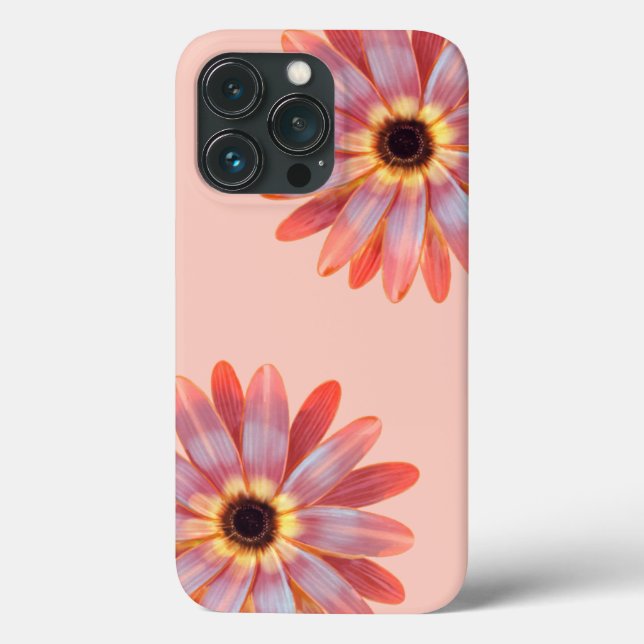 Colourful Gerbera Daisy Floral Phone Case (Back)