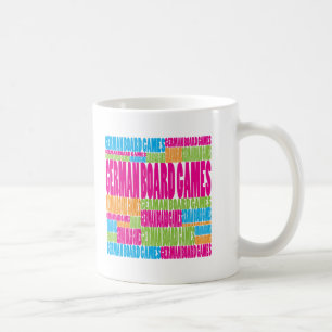 Colourful German Board Games Coffee Mug