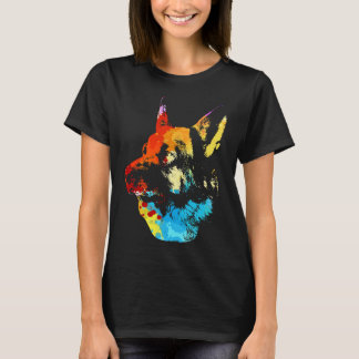 Colourful German Shepherd 12 T-Shirt