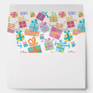 Colourful Giftboxes Envelope