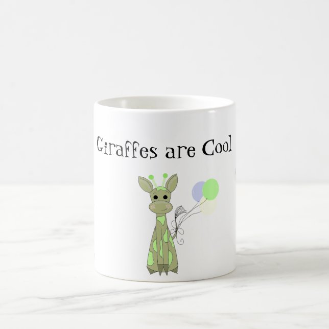 Colourful Giraffes are Cool Coffee Mug (Center)