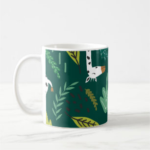 Colourful Giraffes: Decorative Animal Pattern. Coffee Mug