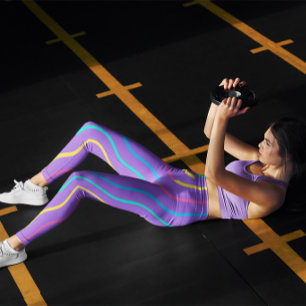 Colourful Girl Green Chequered Workout Women Leggi Leggings