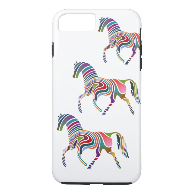 Colourful Girly Fantasy Horse Case-Mate iPhone Case (Back)