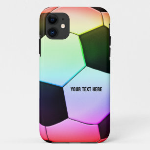 Colourful Girly Soccer   Football Case-Mate iPhone Case
