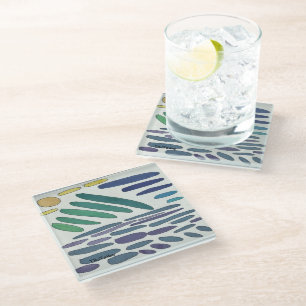 Colourful Glass Coaster