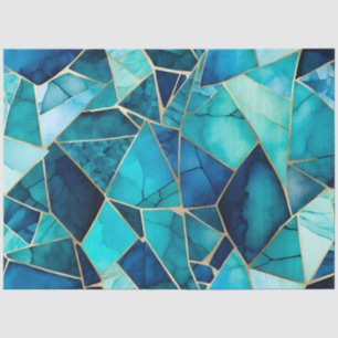 Colourful Glass Mosaic Art Tissue Paper