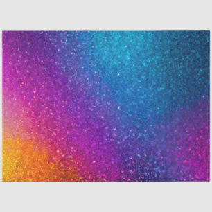 Colourful Glitter Art Tissue Paper