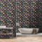 Colourful Glitter Brick Pattern