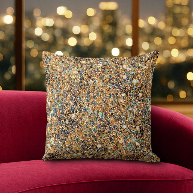 Colourful Glitter Pillow (Creator Uploaded)