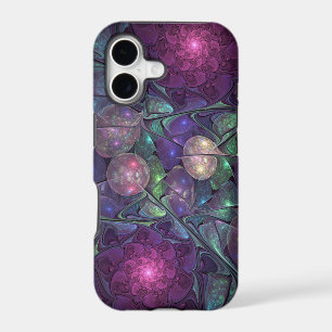 Colourful Glittering Modern Abstract Fractal Art
