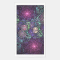 Colourful Glittering Modern Abstract Fractal Art