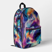 Colourful glittery agate swirly texture | monogram