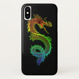 Colourful Glowing Dragon Case-Mate iPhone Case