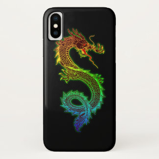 Colourful Glowing Dragon Case-Mate iPhone Case
