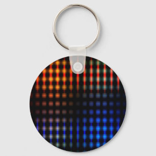 Colourful glowing lights key ring