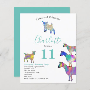 Colourful Goats Birthday Party