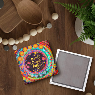 Colourful Good Vibes Only Inspirivity Encouragemen Magnet