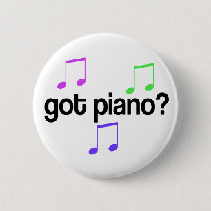 Colourful Got Piano Music Button