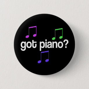 Colourful Got Piano Music Button