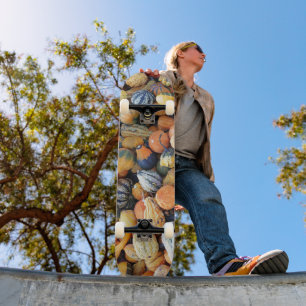 Colourful Gourds A Skateboard