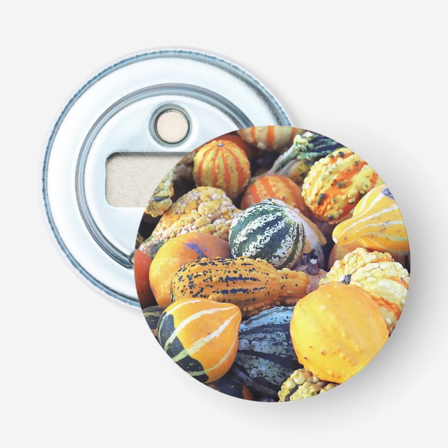 Colourful Gourds Close Up  Bottle Opener (Front)