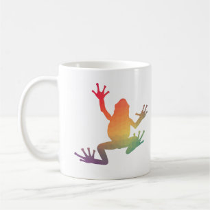 Colourful Gradient Frog Lover Gifts Coffee Mug