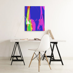 Colourful Gradient Vintage Colourful Gradient Post Poster