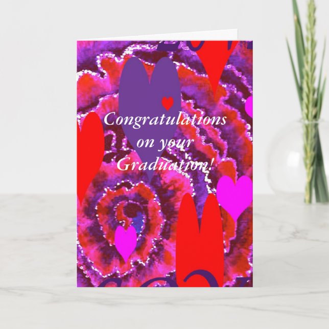 Colourful Graduation Card (Front)