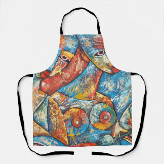 Colourful Graffiti Art Apron