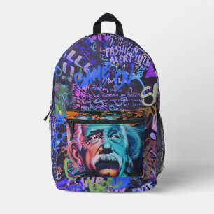 Colourful Graffiti Art, Printed Backpack