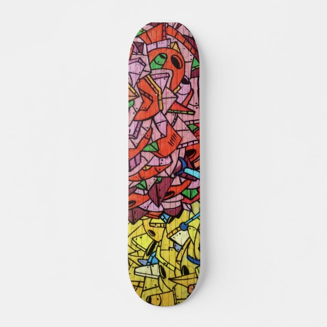 Colourful Graffiti Art Skateboard (Front)