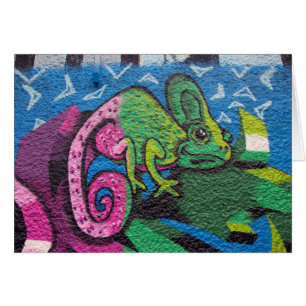 Colourful Graffiti Chameleon