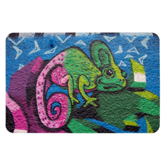 Colourful Graffiti Chameleon Magnet