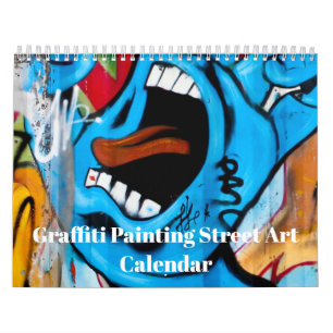 Colourful Graffiti Painting Street Art 2025 Calendar