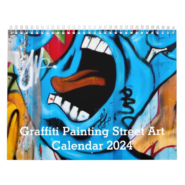 Colourful Graffiti Painting Street Art 2025 Calendar (Cover)